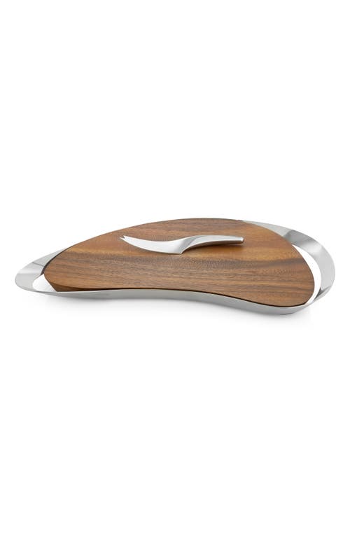 Nambé Pulse Cheese Board & Knife in Brown at Nordstrom