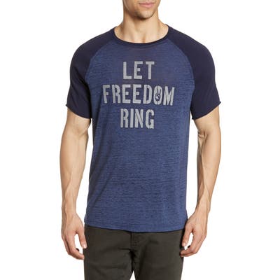 John Varvatos Star Usa Let Freedom Ring Graphic T-Shirt, Blue