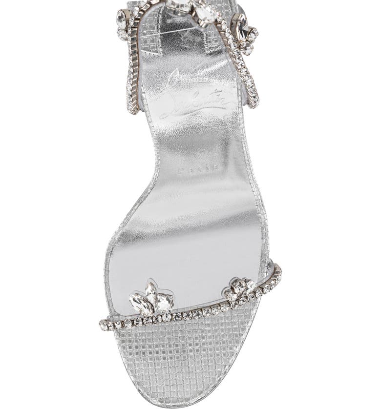 Just Queen Crystal Embellished Slide Sandal