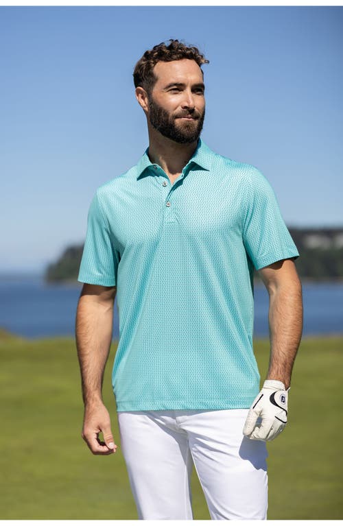 Cutter & Buck Mens Regular Fit Short Sleeve Polo Shirt In Fresh Mint