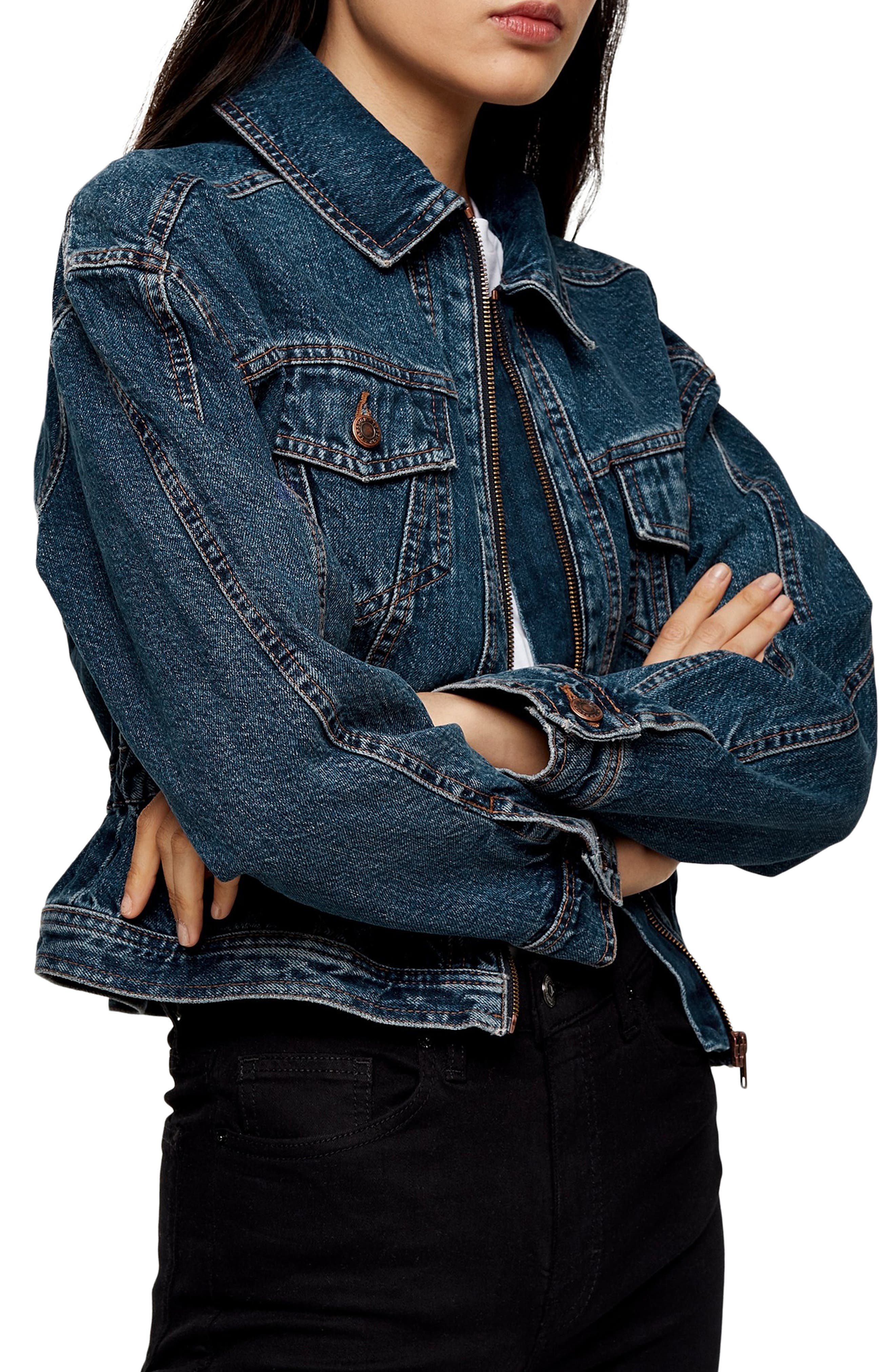 Peplum Denim Jacket Nordstrom