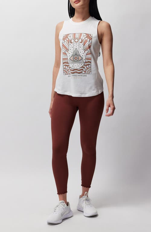 Spiritual Gangster Do All Things With Love Muscle Tee Cream In Stone