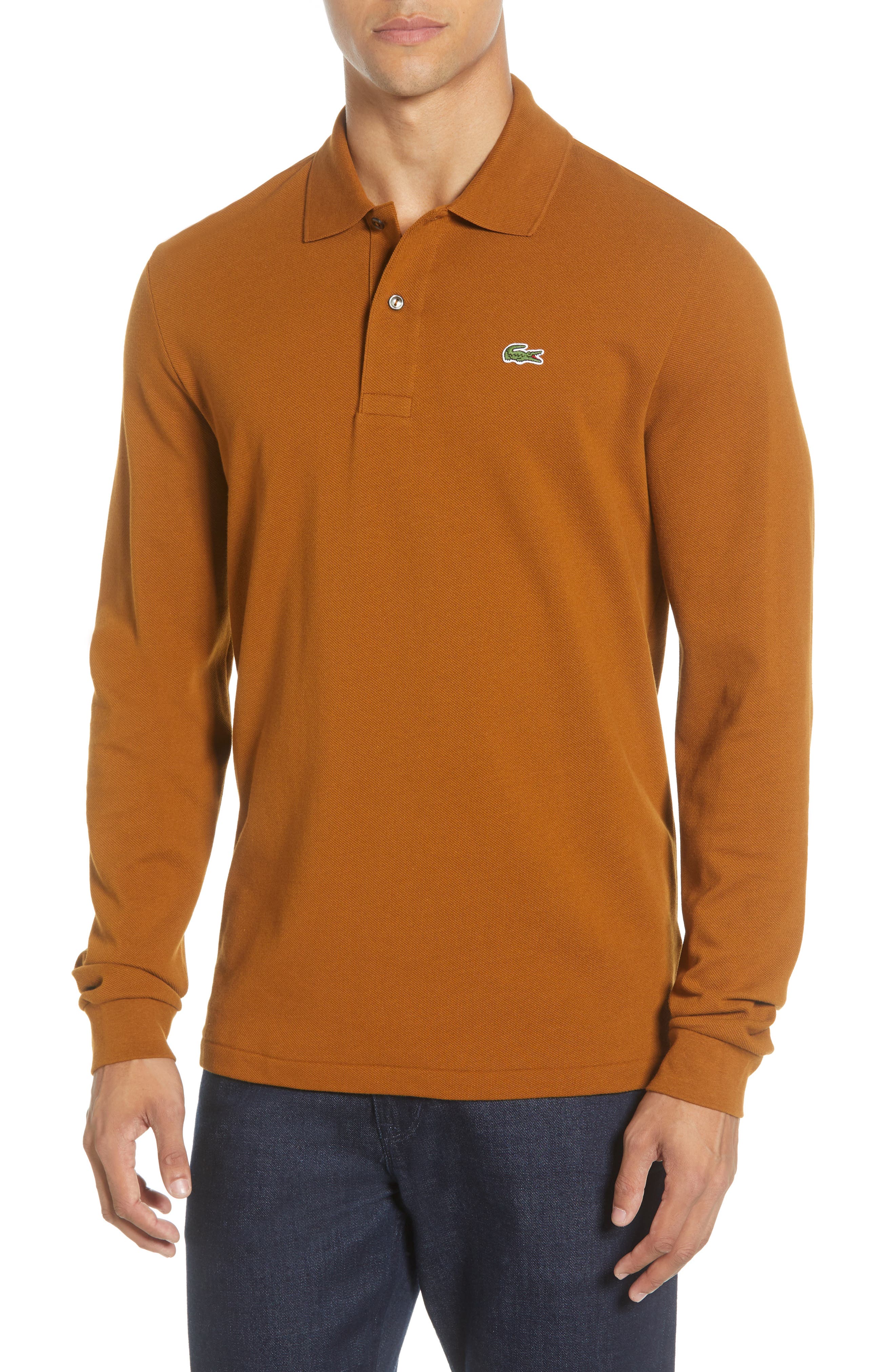 Lacoste Regular Fit Long Sleeve Piqué Polo Nordstrom