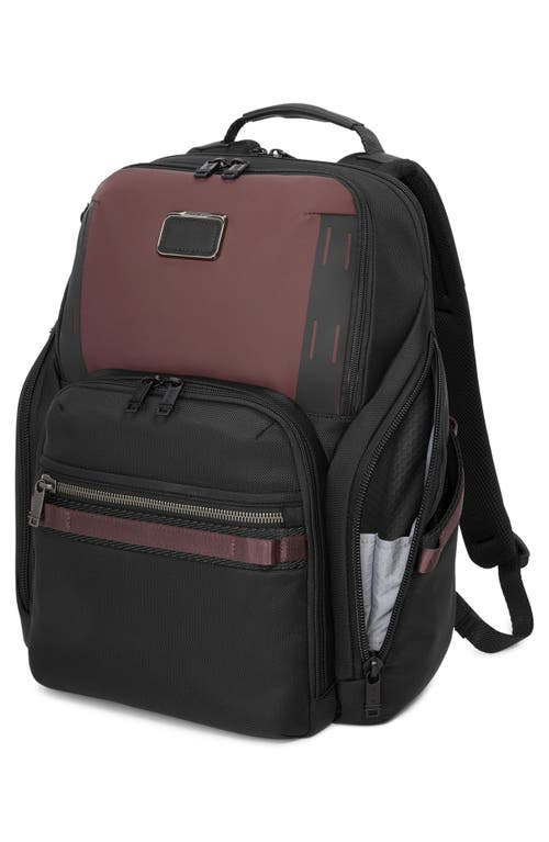 Shop Tumi Search Nylon Backpack In Oxblood