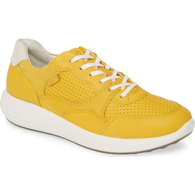 Ecco Soft 7 Runner Sneaker, Yellow