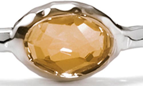 Ippolita Rock Candy Citrine Station Bangle In Cognac Citrine