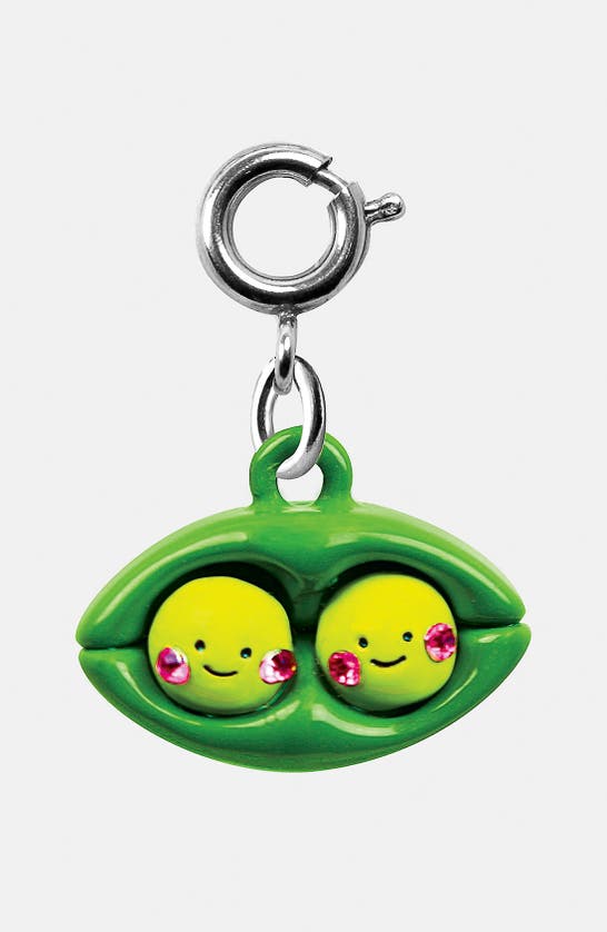 Charm It Kids' 'two Peas In A Pod' Charm In Green