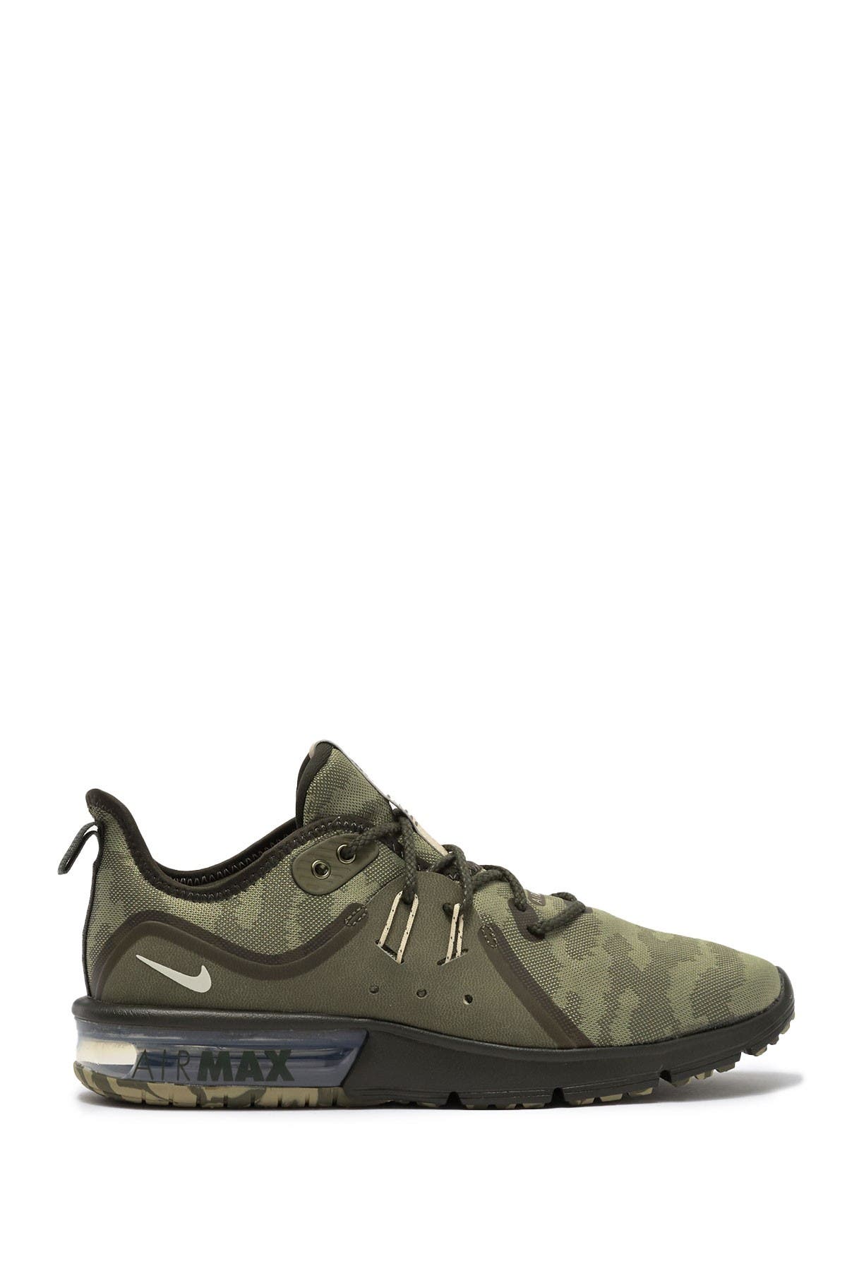 men's nike air max sequent 3 premium camo casual shoes