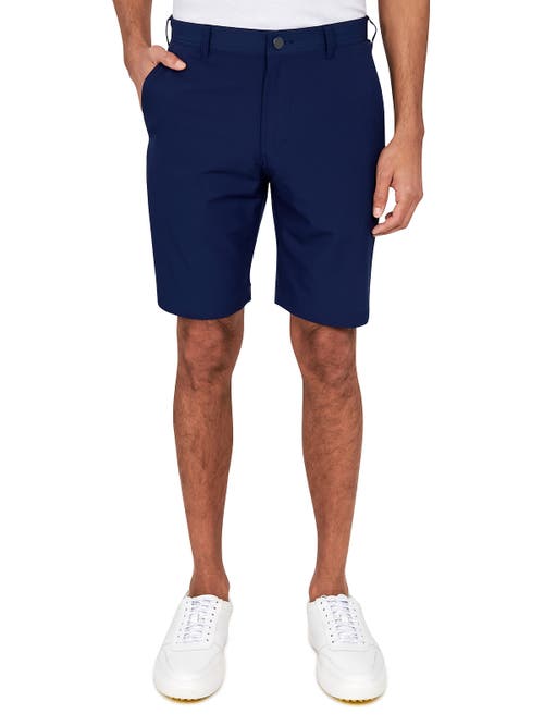 Construct Con.struct Solid Flat Front Performance Shorts In Midnight