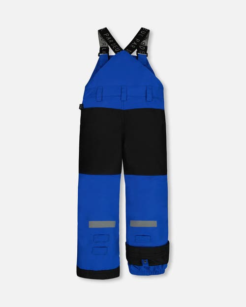 Shop Deux Par Deux Boy's Overall Snow Pants Royal Blue In Princess Blue