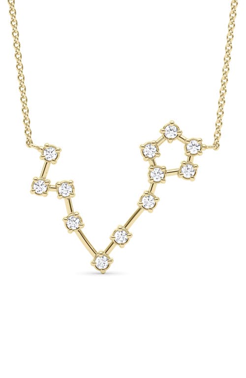 Lab Created Diamond Constellation Pendant Necklace in 18K Yellow Gold