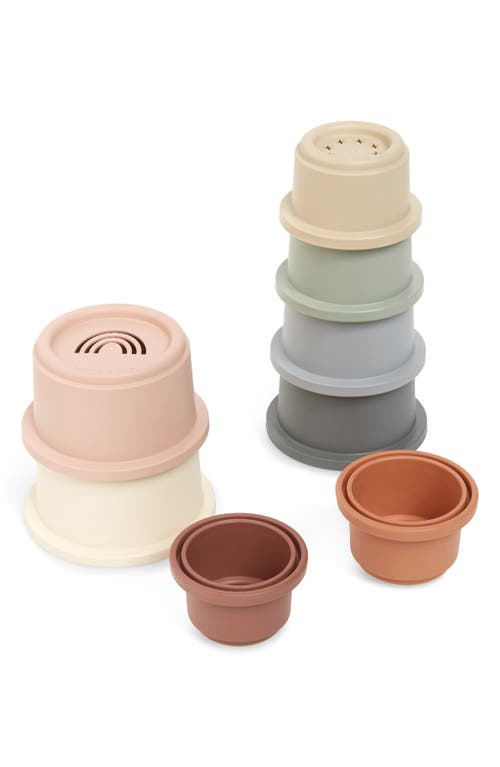 Mushie 8-Piece Stacking Cups Toy in Multi at Nordstrom