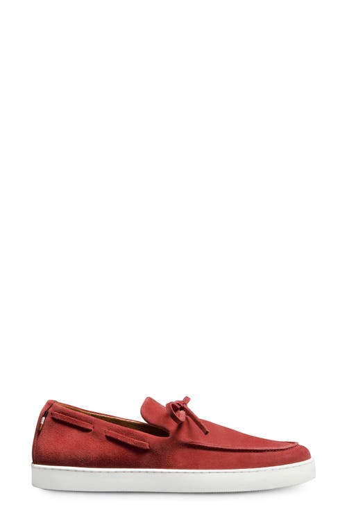 Shop Allen Edmonds Santa Rosa Boat Shoe In Crimson