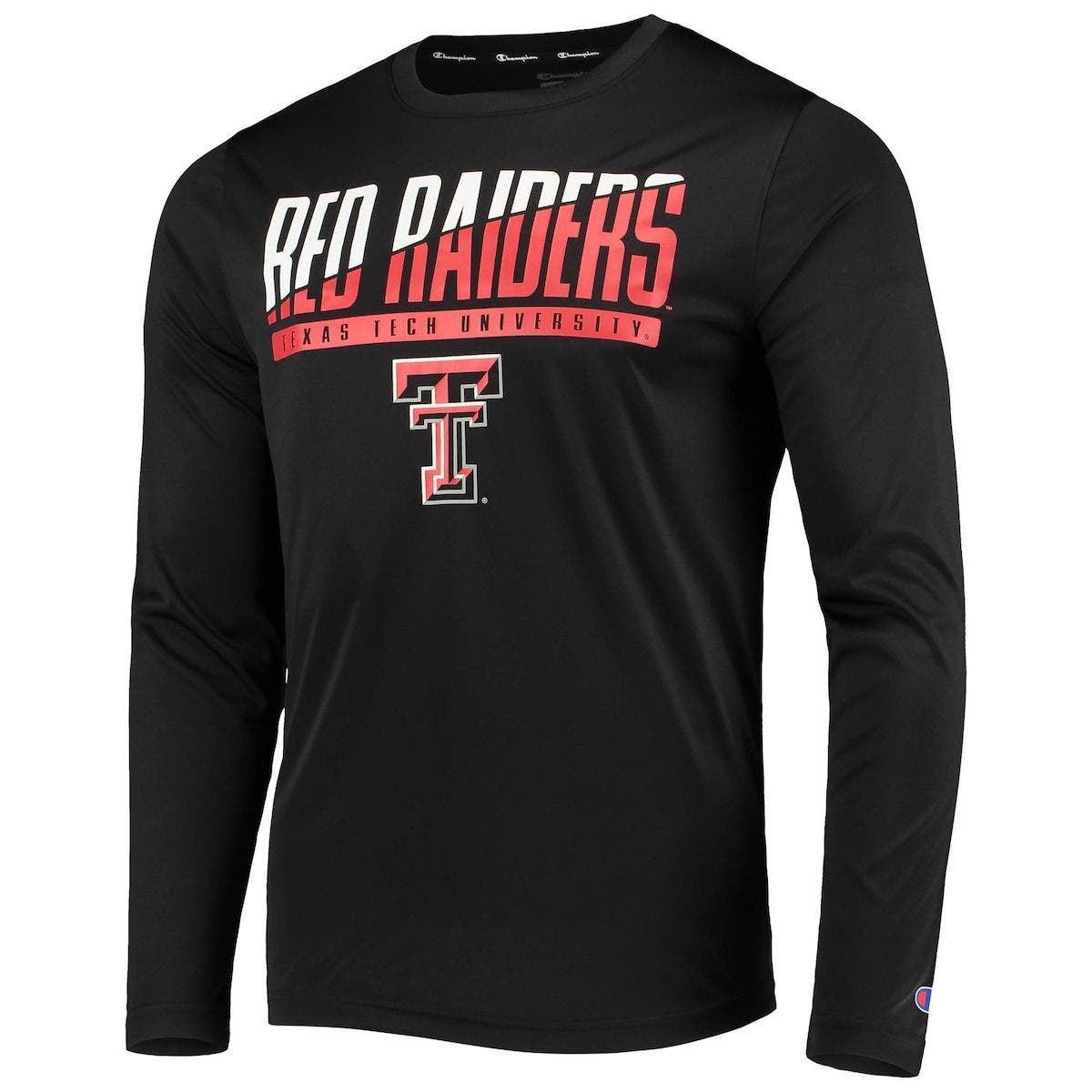 Red Raiders Wordmark Slash Long Sleeve 