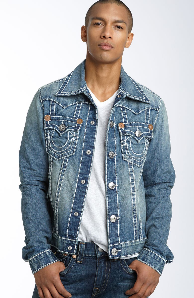 True Religion Brand Jeans 'Jimmy - Natural Super T' Trim Fit Denim