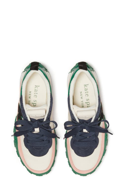 Shop Kate Spade New York K As In Cream/verdant Green