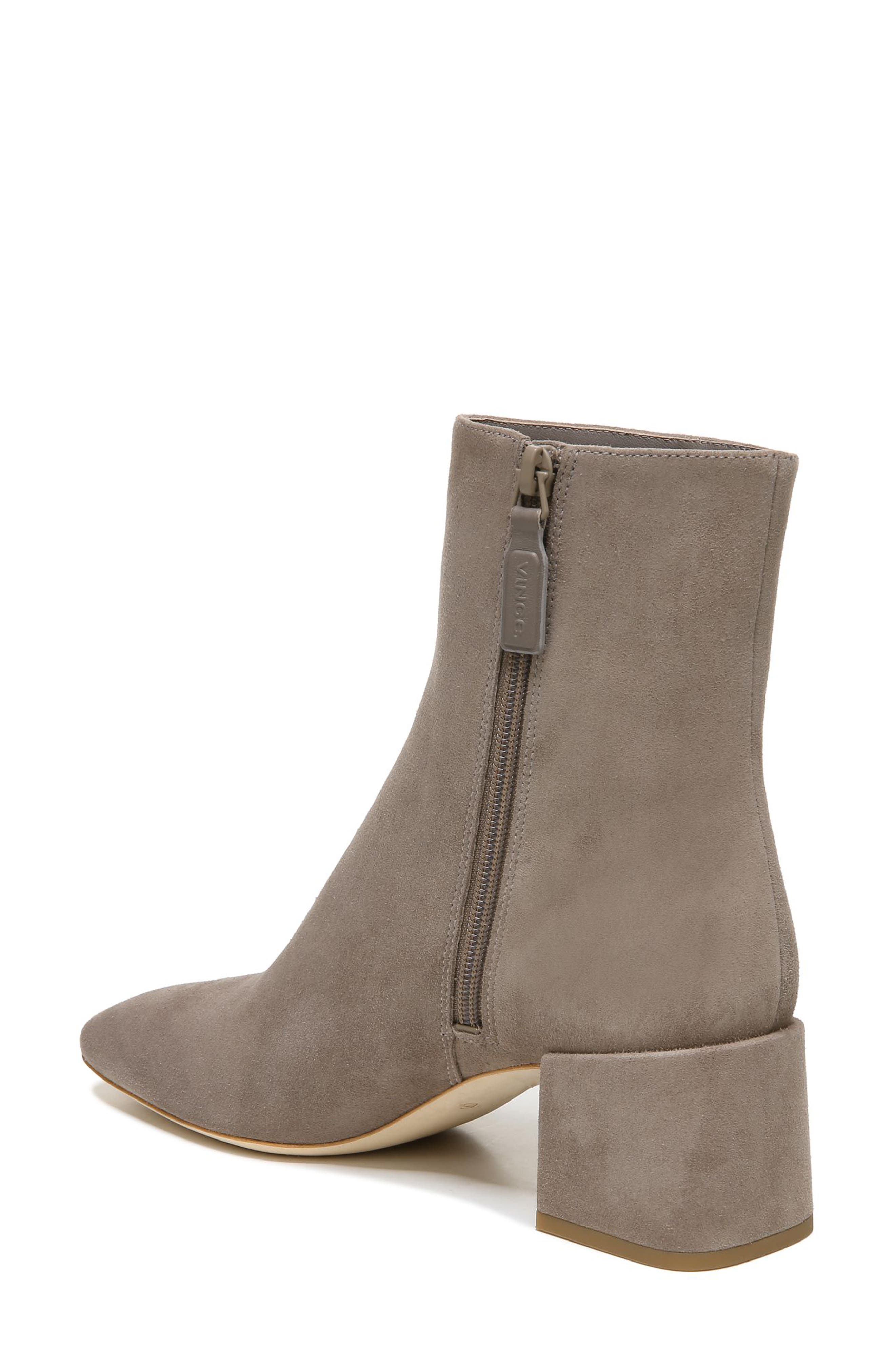 vince kaye block heel bootie