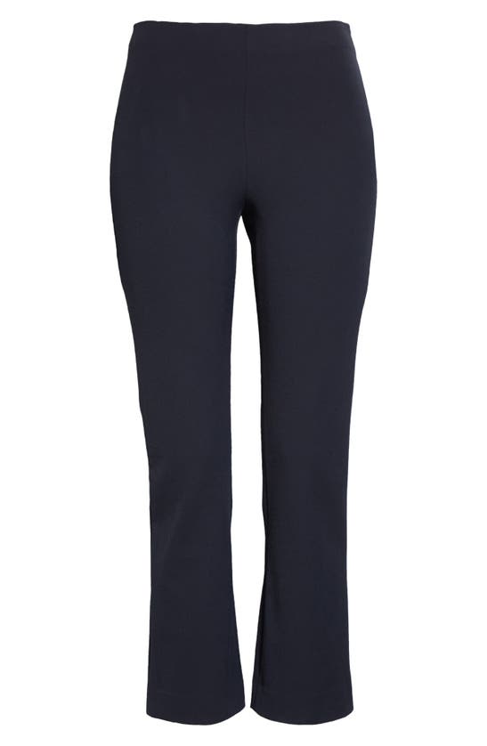 Vince Mid-rise Cropped Kick-flare Pants In Coastal