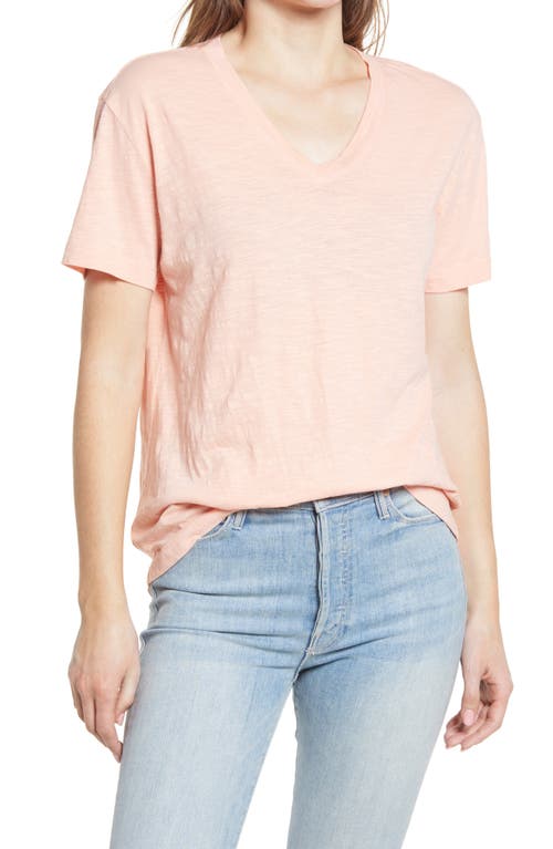 caslon(r) Easy Short Sleeve T-Shirt in Coral Tide