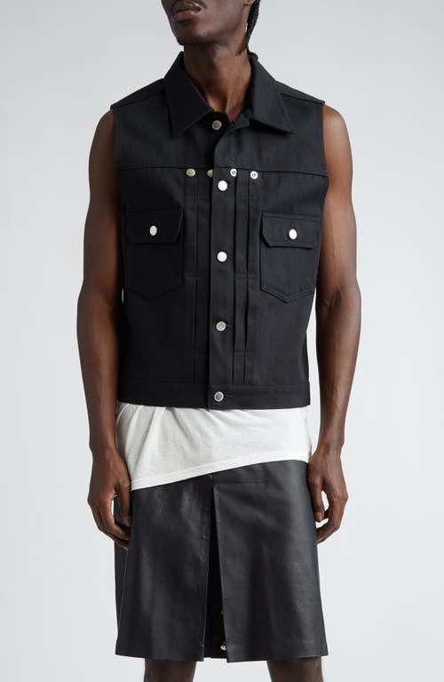 TAKAHIROMIYASHITA TheSoloist. Right Left Cotton Vest Black at Nordstrom,