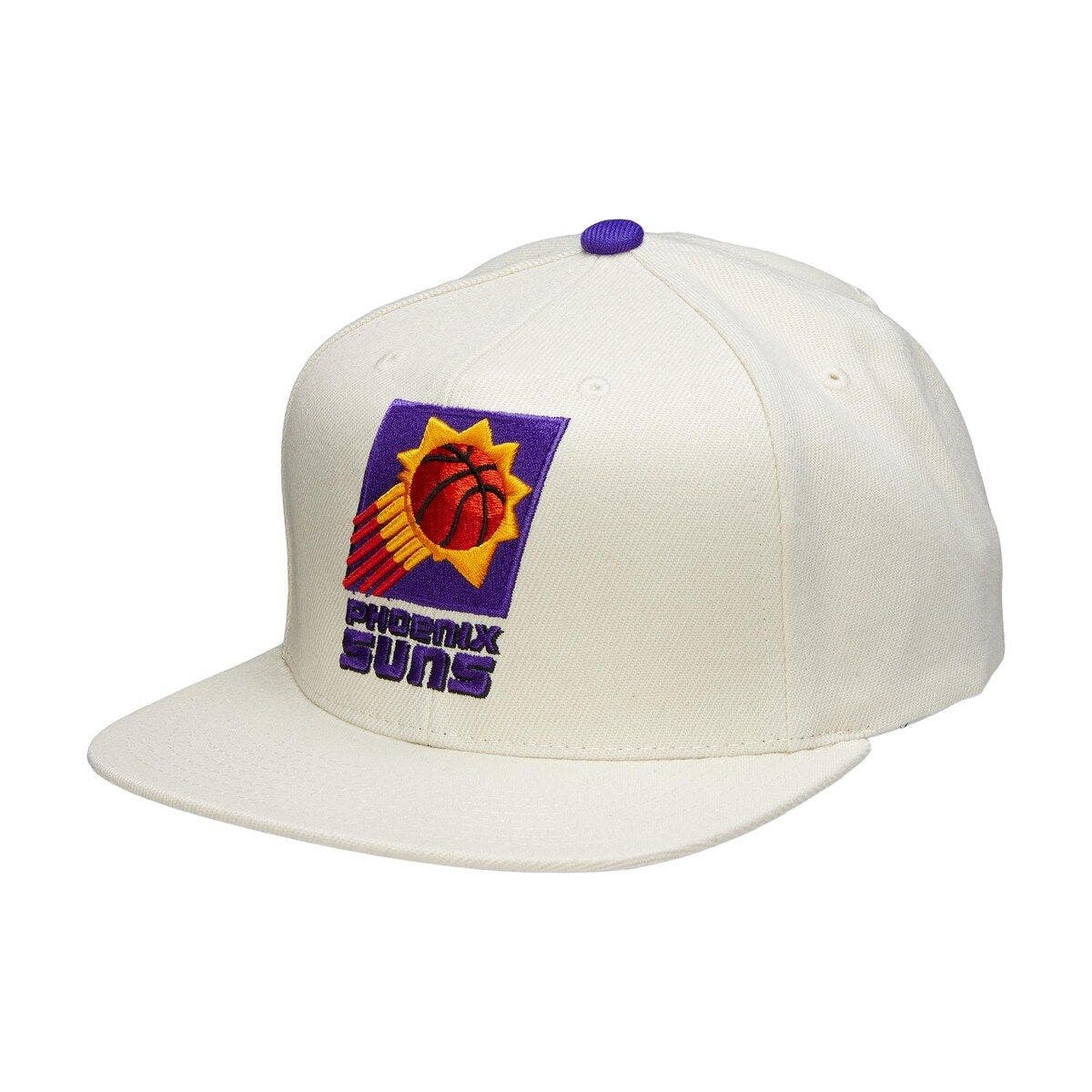 Men's Mitchell & Ness Cream Phoenix Suns Hardwood Classics Snapback  Adjustable Hat