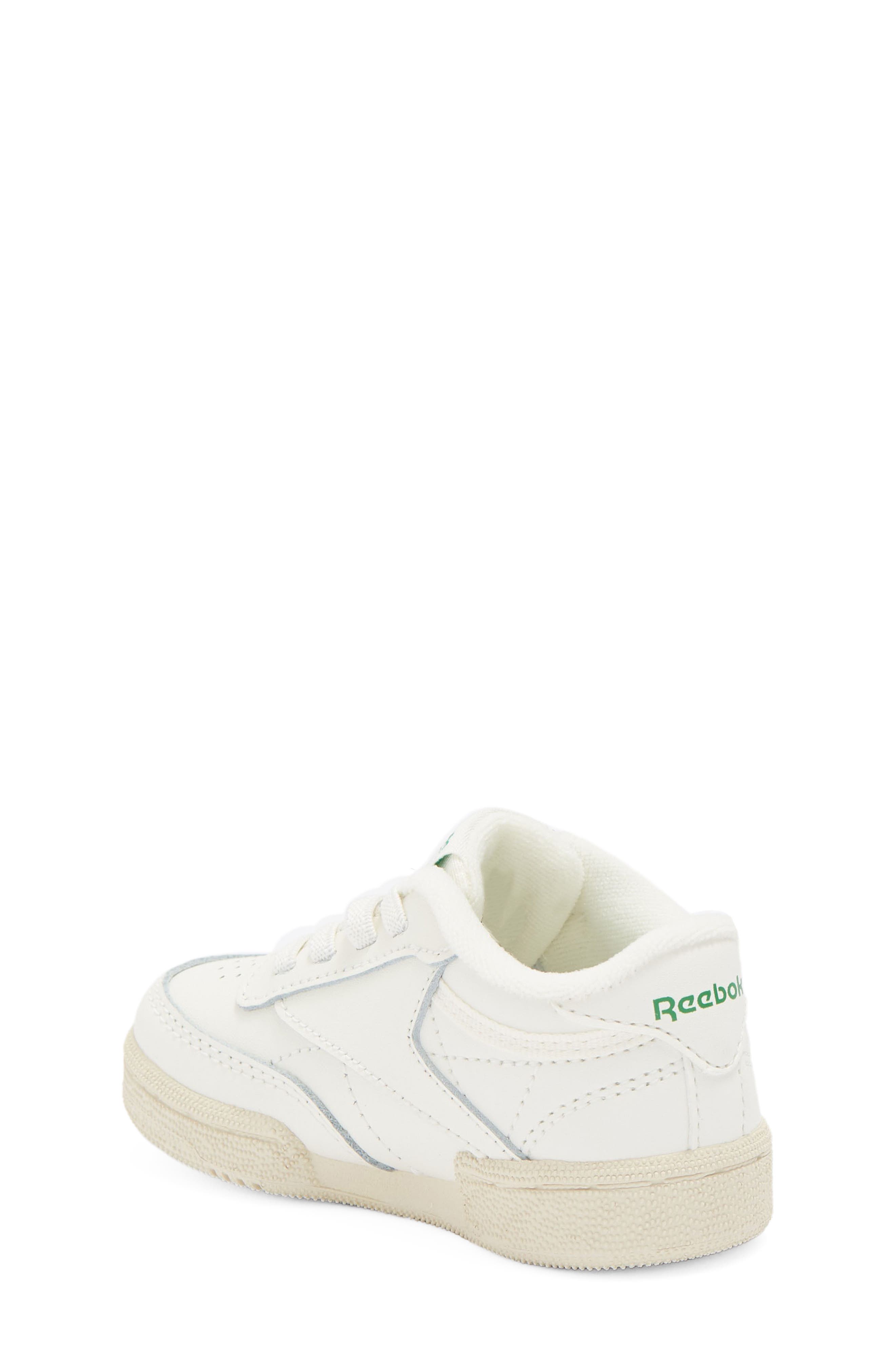 Reebok Kids' Club C Sneaker, Alternate, color, Chalk/Chalk/Glegrn