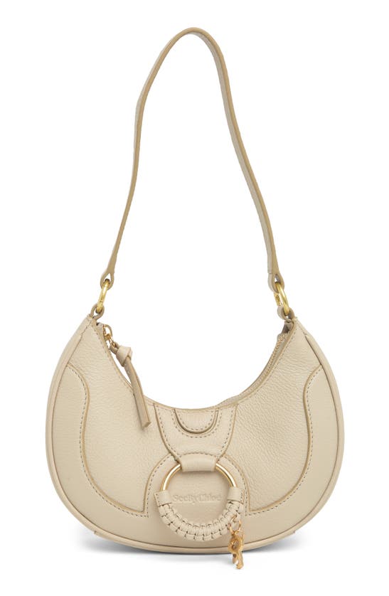 See By Chloé Hana Leather Shoulder Bag In Cement Beige
