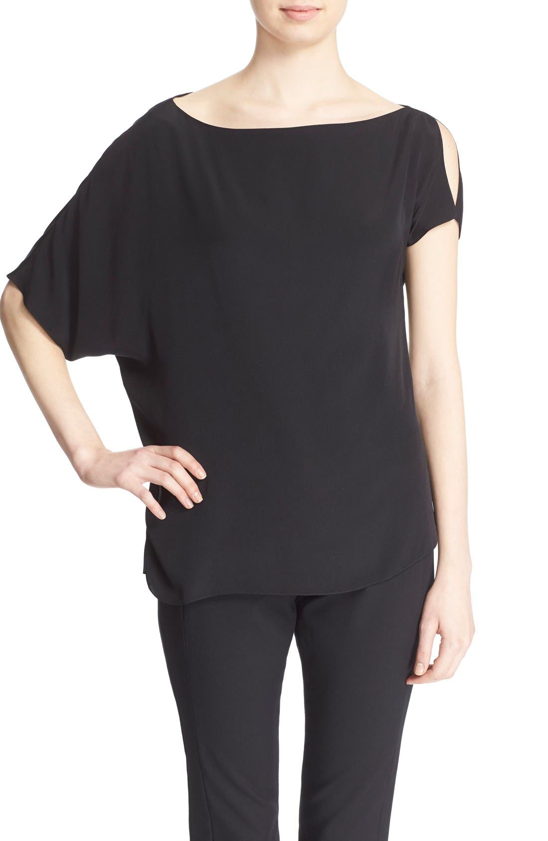 tibi silk top