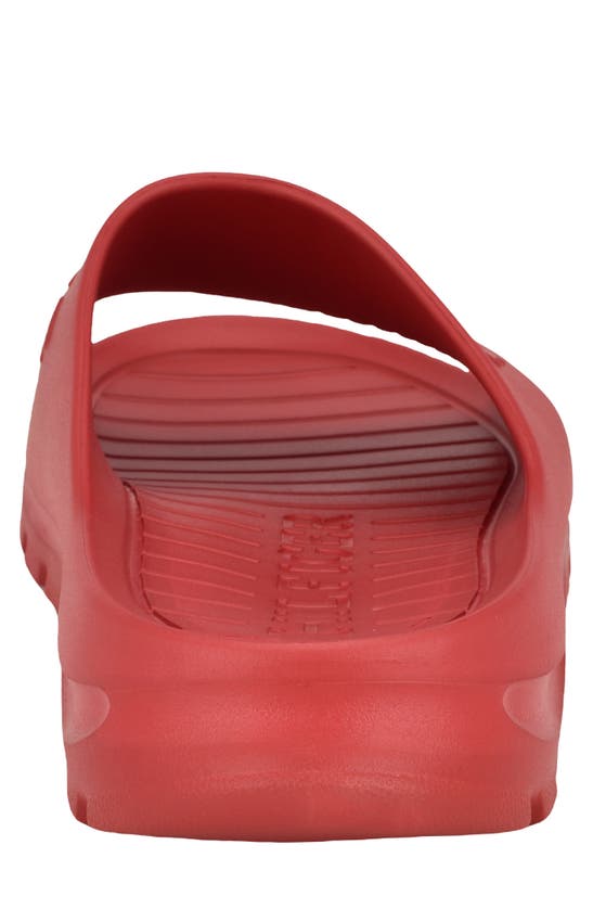 Shop Tommy Hilfiger Gager Slide Sandal In Red