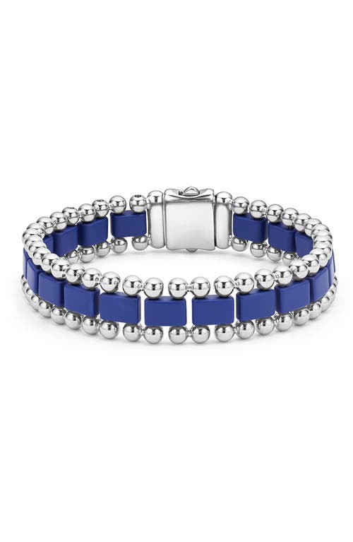 Lagos Anthem Ceramic Link Bracelet In Ultramarine