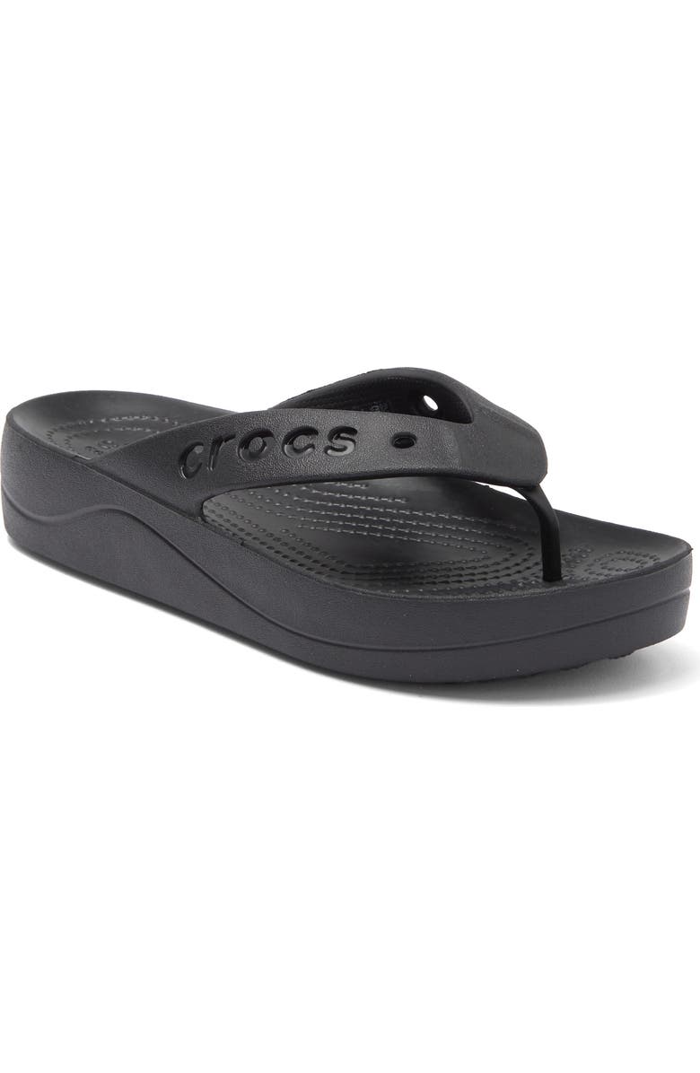 CROCS Baya Platform Sandal, Main, color, Black