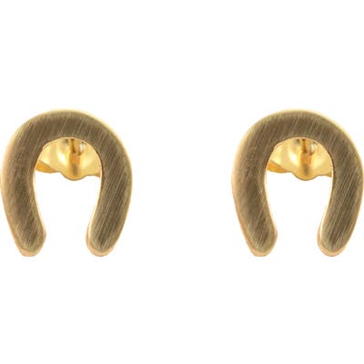 Nashelle Horsehoe Stud Earrings