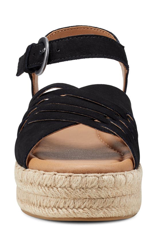 Shop Earth ® Hilda Espadrille Platform Sandal In Black