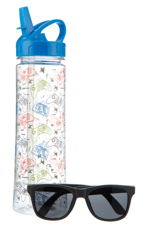 Capelli New York Kids' Water Bottle & Sunglasses Set in Blue Combo at Nordstrom