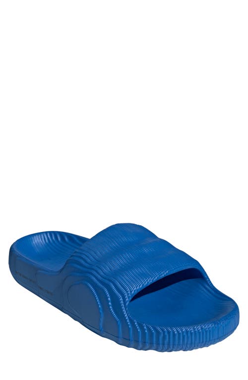 adidas Adilette 22 Slide Sandal Bluebird/Bluebird/Black at Nordstrom,