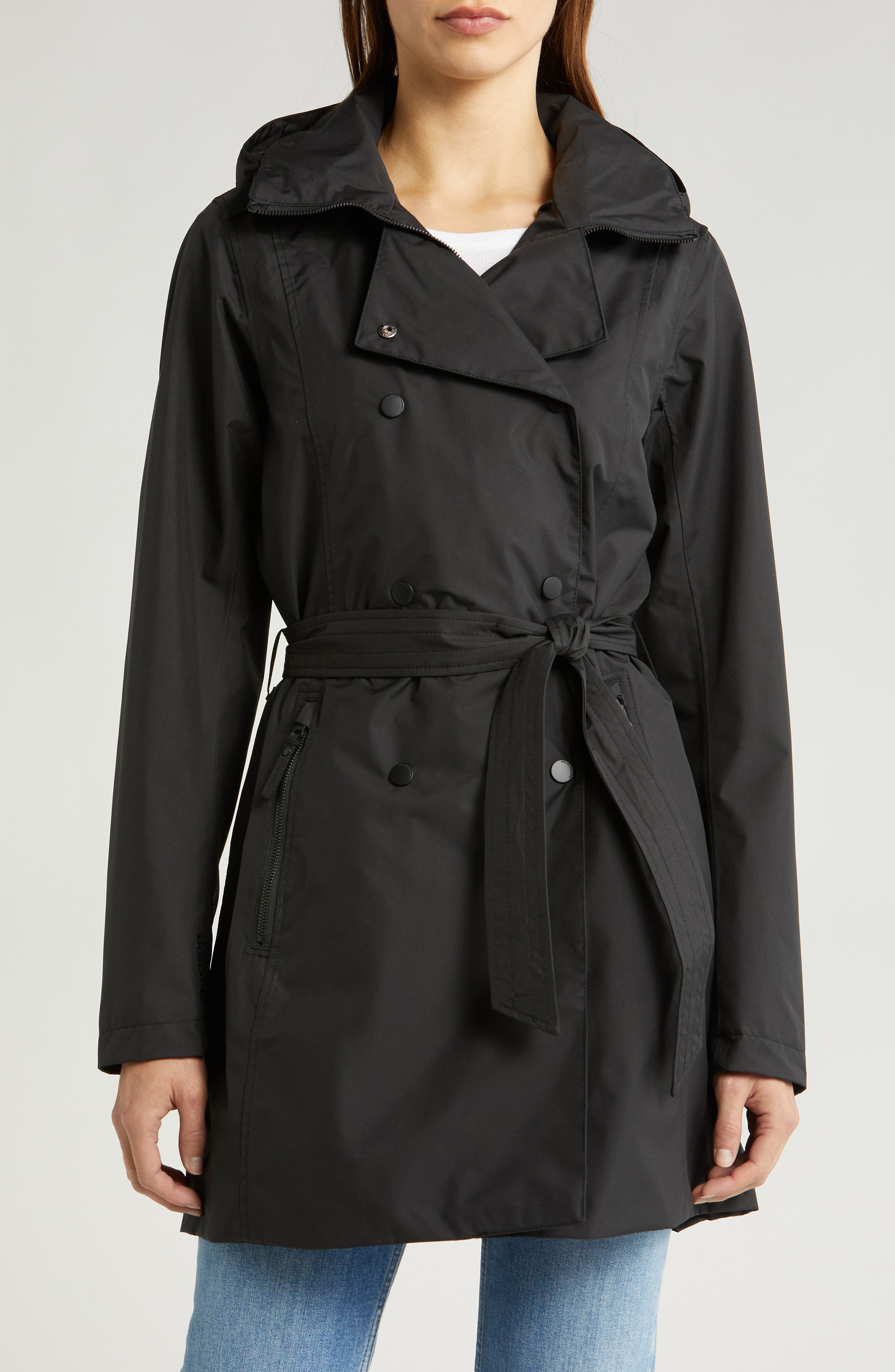 Ferragamo Women Layered trench Grey