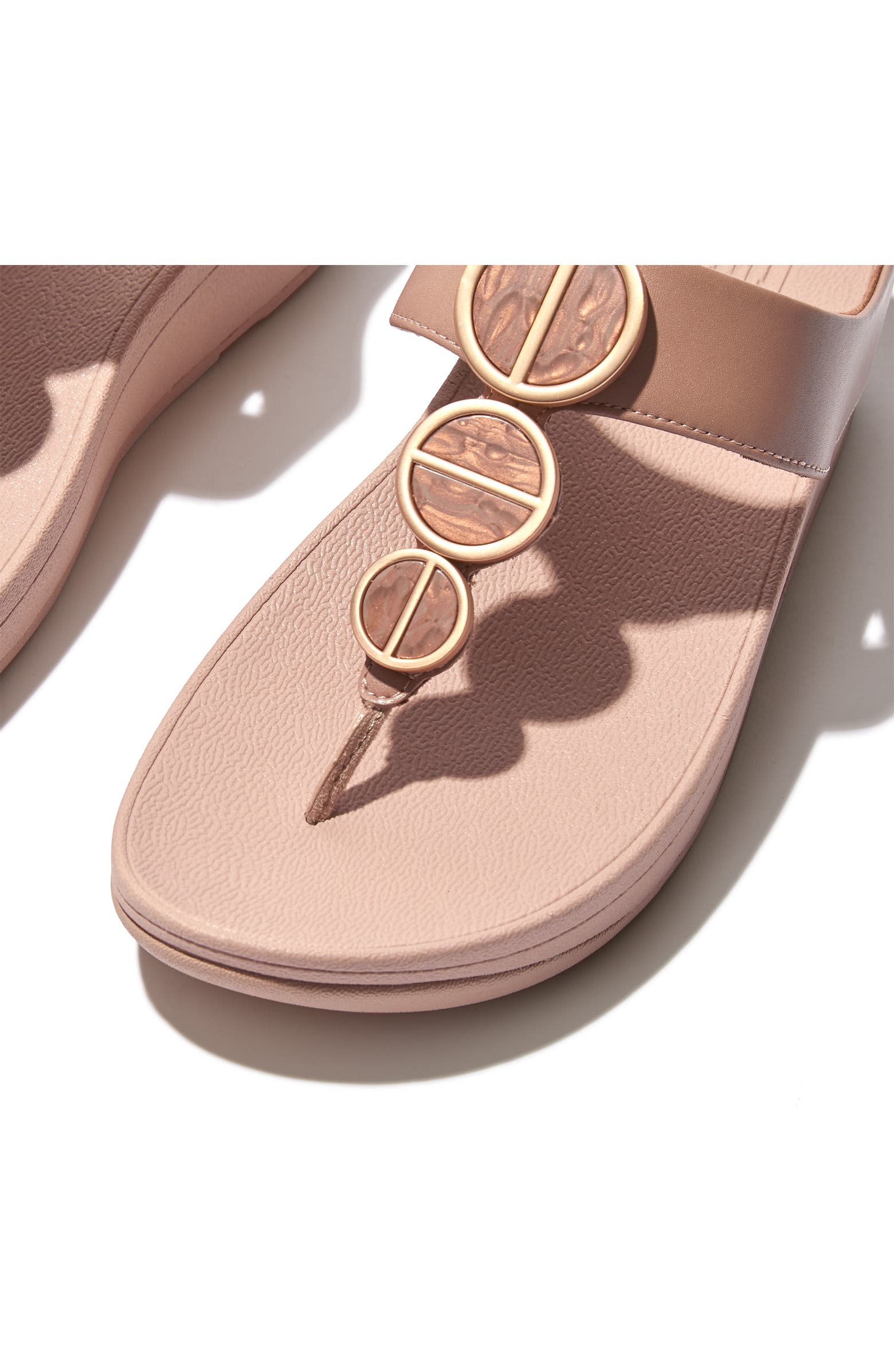 FitFlop Metallic Medallion Flip Flop (Women) | Nordstromrack
