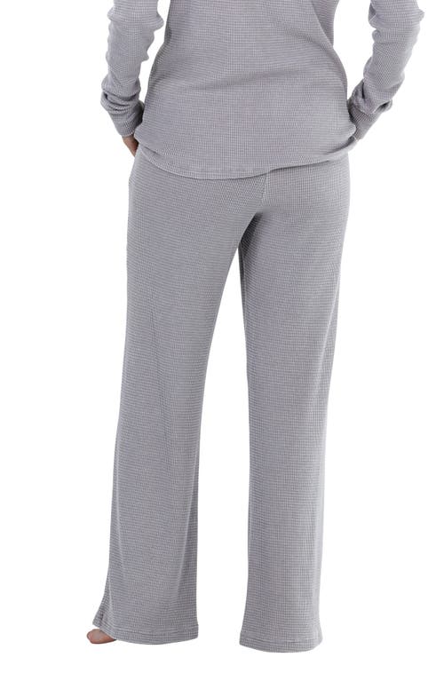 Honeydew Under The Stars Waffle Knit Pajama Pants In Sleet