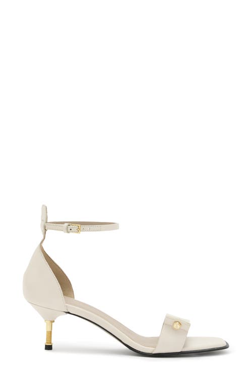 Shop Allsaints Gloria Ankle Strap Sandal In Parchment White