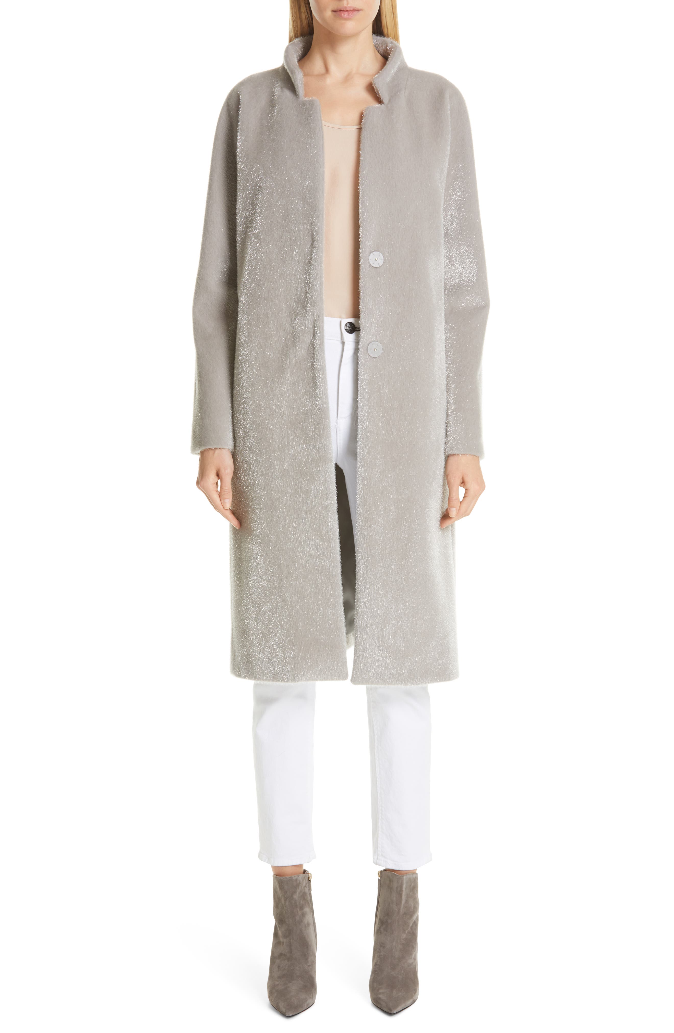 herno faux fur coat