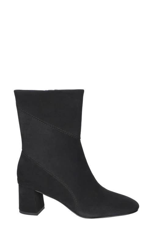 Shop Bella Vita Harp Bootie In Black Lame