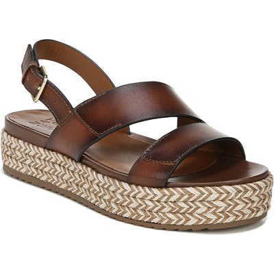 Naturalizer Jasmin Platform Espadrille Sandal- Brown