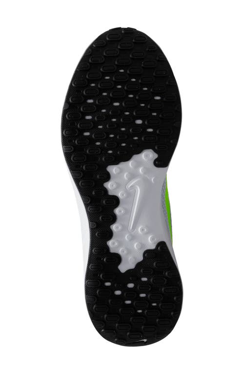 Shop Nike Revolution 7 Road Running Sneaker In Wolf Grey/volt/black