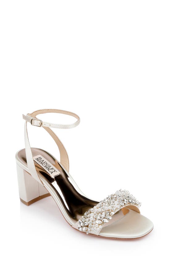 BADGLEY MISCHKA CLARA EMBELLISHED SANDAL