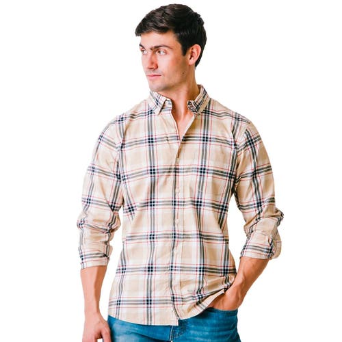 HOPE & HENRY POPLIN BUTTON DOWN SHIRT 