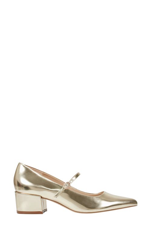 Shop Marc Fisher Ltd Luccie Pointed Toe Pump In Gold