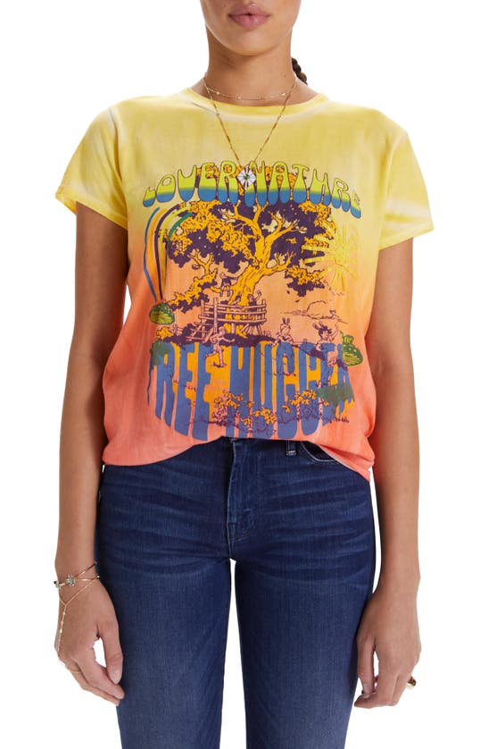 MOTHER THE BOXY GOODIE GOODIE SUPIMA® COTTON TEE