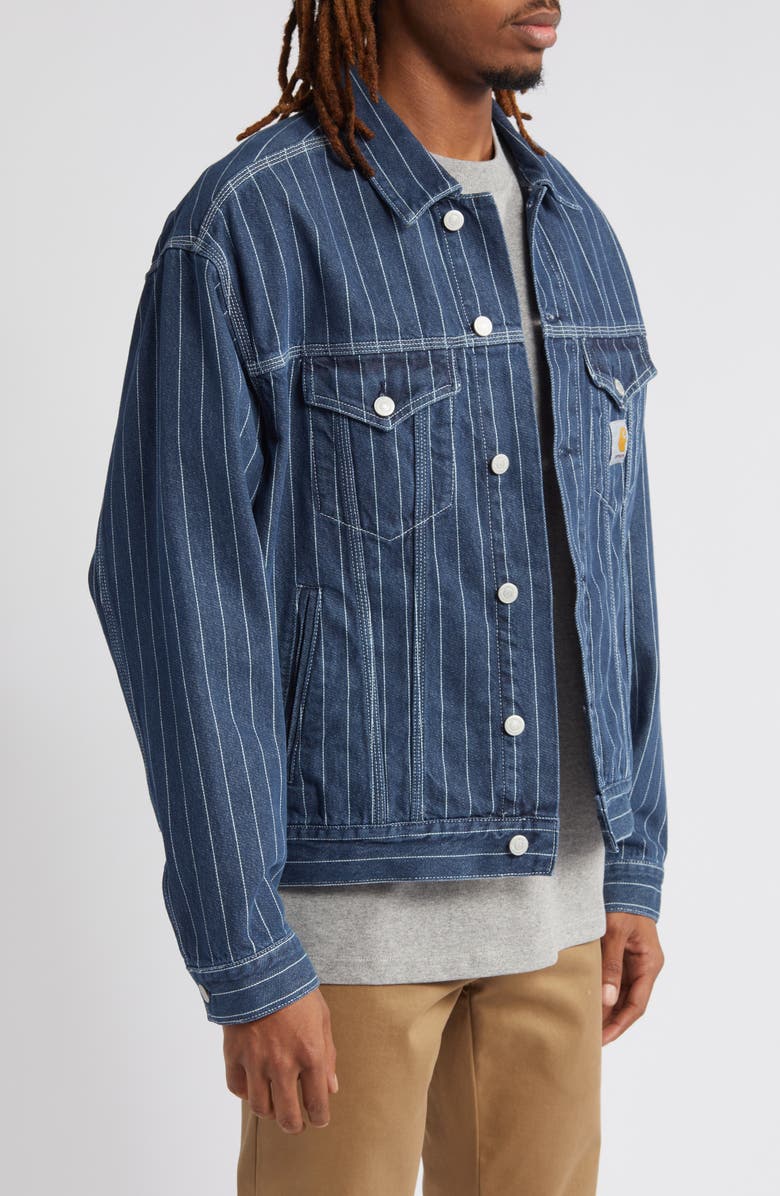 Carhartt Work In Progress Orlean Stripe Denim Jacket | Nordstrom