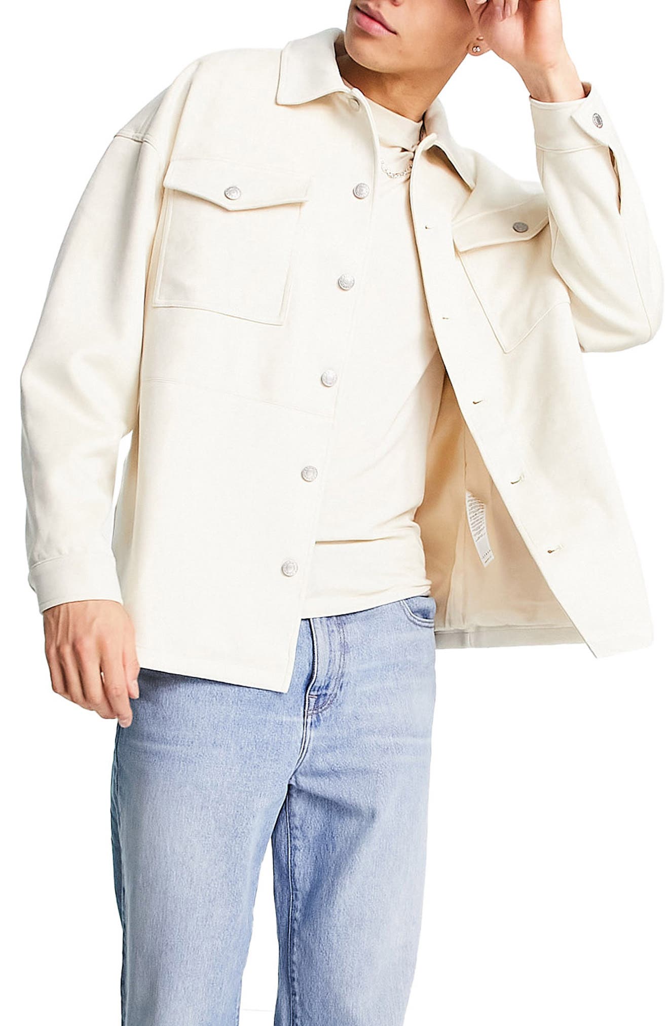 white jacket men