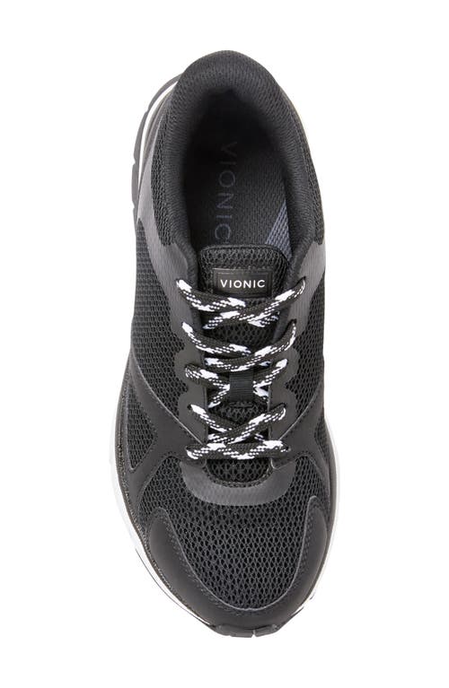 Shop Vionic Tokyo Sneaker In Black/black Fabric
